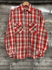 FIVE BROTHER ファイブブラザー ネルシャツ 70s 80s USA製 サイズM レッド 