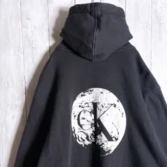 【海外モデル/日本未発売】Calvin Klein カルバンクライン バックプリント ブラック パーカー #41544