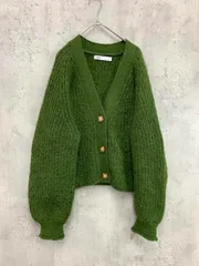 ZARA ザラ 9598/143/500 Vネック ニット カーディガン sizeM/グリーン ◆■ レディース