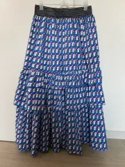 ティアード 밴딩 ロング スカート