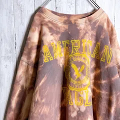 【入手困難】アメリカンイーグル 古着 タイダイ ブリーチ スウェット トレーナー #5186