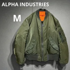 USA製 ALPHA MA-1 フライトジャケット M IDEALジップ 短丈 ボックスシルエット リバーシブル オリーブ ヴィンテージ 雰囲気系 アメカジ ストリート ミリタリー アルファインダストリーズ