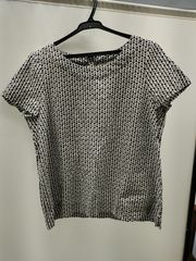 TIARA】千鳥ptシャーリングブラウス | Mercari