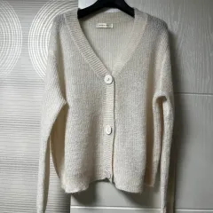 モヘアウールニットカーディガン