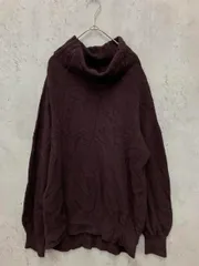 Spick&Span スピック&スパン 19-080-200-4063-3-0 カシミヤ混 タートルネック ファーミックス ニット セーター sizeF/茶 ◆■ レディース