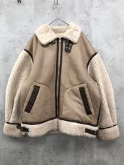 SLY スライ 039EAN30-2740 ムートン フェイクレザー ジャケット sizeF/ベージュ ◆■ レディース