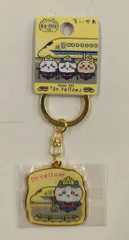 API ダイカットキーホルダー/東海・西日本限定 ちいかわ ハチワレ「Dr.Yellow」