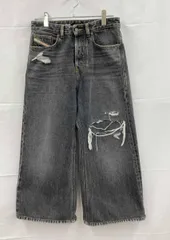 DIESEL ディーゼル ジーンズ RELAXED D-RISE A06371 ダメージ加工 サイズ26 グレー 通年
