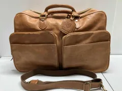 PORTERポーター CASTERコラボ / ボストンバッグ ショルダー付き / ライトブラウン・レザー