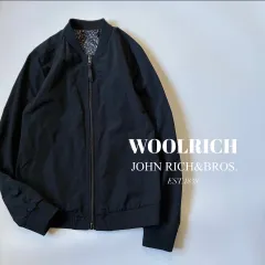 WOOLRICH / PRINTED CHARLOTTE BOMBER リバーシブル　MA1 フライトジャケット