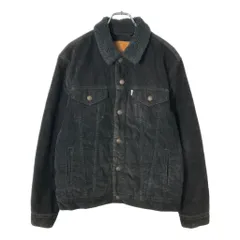 Levi's リーバイス コーデュロイトラッカージャケット ブラック(メンズ M)中古 古着 X2750
