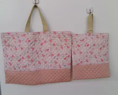 入園・入学２点セット　大きめレッスンバック　上履き入れ