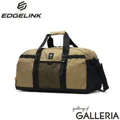 エッジリンク ボストンバッグ メンズ レディース 大容量 EDGELINK ブランド おしゃれ 修学旅行 バッグ 2WAY ハンドル ショルダー 軽量 53L ファスナー付き シンプル HYPHENORM Large Boston Bag 60157 ベージュ