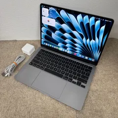 【送料無料】良品 Apple MacBook Air 13(2022, A2681) M2 / RAM 16GB / SSD 512GB / スペースグレー / 英字 / 充放電回数 : 153 [MC126]