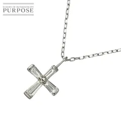 ダイヤ 0.34ct ネックレス 45cm Pt プラチナ Diamond Necklace 90305573