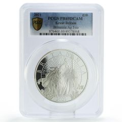 イギリス PF69 UC 2021 ブリタニア 10ポンド NGC PCGS - メルカリ