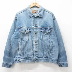 L/古着 リーバイス Levis 70507 長袖 ジージャン メンズ 80年代 80s 紺 デニム 25dec12