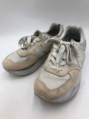 New Balance ニューバランス 厚底 WL574ZBJ スニーカー size26㎝/白 ■■◎レディース