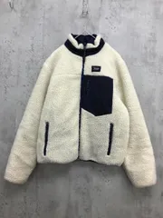 TAION タイオン リバーシブルボア ダウン ジャケット sizeM/紺×アイボリー ◆■ レディース