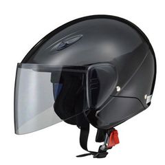 JIEKAI｜バイクヘルメット（XL・マットブラック）ジェットヘルメット