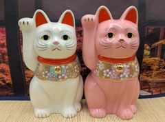 輪葉葉招き猫 ベストとマフラー猫 - メルカリ