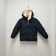 a0523 K2 ネイビー フリース キッズ リバーシブルダウン アウター 130