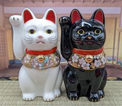 三河招き猫 ハチワレ2点 土人形 郷土玩具 美品 - メルカリ