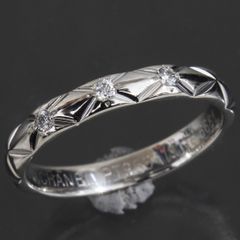 シャネル リング ダイヤ 10P マトラッセ ミディアム 9号 K18WG - メルカリ