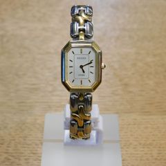 ✨新品電池・稼働✨サンローラン 腕時計 クォーツ オクタゴン コンビ