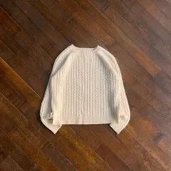 2010s Discoat Parisien Fisherman Knit Sweater / French Casual FUDGE China Wool Blend Free