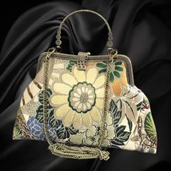 【No.736】着物リメイクバッグ、和風オリジナルバッグ、着物ショルダーバッグ