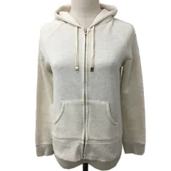 ロペピクニック ROPE Picnic パーカー フーディー ジップアップ 無地 長袖 38 白 ベージュ ホワイト