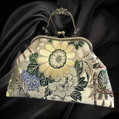 【No.741】着物リメイクバッグ、和風オリジナルバッグ、着物ショルダーバッグ