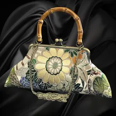 【No.742】着物リメイクバッグ、和風オリジナルバッグ、着物ショルダーバッグ