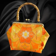 【No.744】着物リメイクバッグ、和風オリジナルバッグ、着物ショルダーバッグ