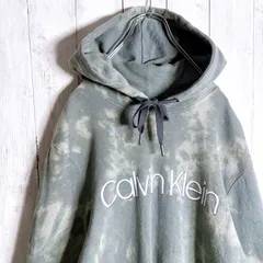 【海外モデル】カルバンクライン タイダイ ブリーチ ユニセックス パーカー #144
