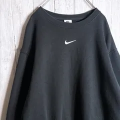 【国内正規品】ナイキ NIKE センターロゴ 黒 ブラック スウェット トレーナー #0907