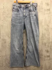 ZARA ザラ ハイウエスト フルレングス 切りっぱなし デニムパンツ sizeEUR36/サックス系 ■■ レディース