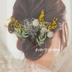 ミモザ♡ナチュラルヘッドパーツ＊髪飾り