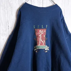 【入手困難】90s Vintage 古着 ゴルフ ネイビー スウェット トレーナー #40