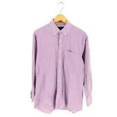 ラルフローレンパープルレーベル RALPH LAUREN PURPLE LABEL イタリア製 ギンガムチェック コットン ボタンダウンシャツ メンズ import：M 