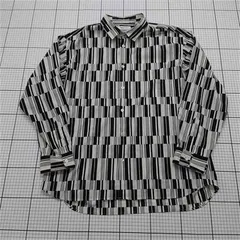 ◇ Θ ザショップティーケー THE SHOP TK 幾何学模様 長袖シャツ XLサイズ メンズ E  【1601210013904】