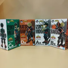 【D8018】未開封　僕のヒーローアカデミア　一番くじ　fight on! masterlise A賞　B賞　C賞　D賞　4体セット