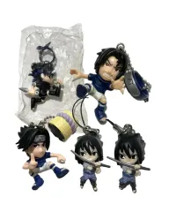 NARUTO -ナルト- 古典キーホルダー うちは サスケ 古典キーホルダー 5個 まとめ / うちは サスケ フィギュア キーホルダー