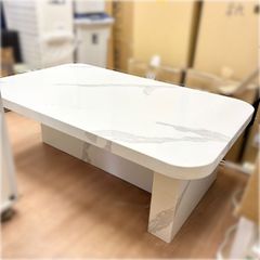 T1536☆展示品☆インドアプラス　センターテーブル　セラミック天板　マーブル T1536☆展示品☆インドアプラス センターテーブル セラミック天板