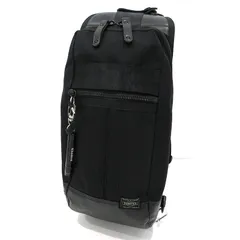 【三重本店】 中古 PORTER | ポーター ショルダーバッグ HEAT SLING SHOULDER BAG  703-08000 ブラック 【121】