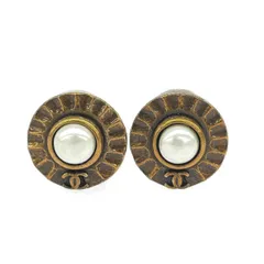 CHANEL シャネル イヤリング  ココマーク/フェイクパール/97A ヴィンテージ   ゴールドカラー レディース / 240001130976
