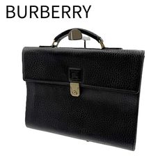 BURBERRY バーバリー✨️美品　本革　レザー　シボ革　Ａ４　ビジネスバッグ BURBERRY バーバリー✨️美品 本革 レザー シボ革 A4 ビジネスバッグ