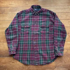 90's Polo by Ralph  Lauren heavy flannel shirt. 古着　ポロバイラルフローレン　ヘビーフランネルシャツ　ヘビネル　チェックネルシャツ　Ｌ