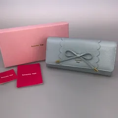 【未使用品】Samantha Vega サマンサベガ サマンサ 長財布 サマンサベガ パステルブルー 【202-260202-SY-03-iwa】